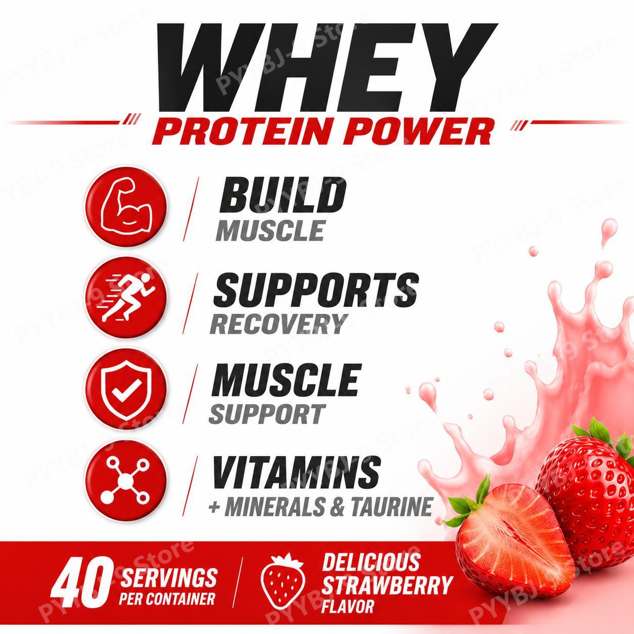 NurtureNova Whey Protein Powde - Nutrition Fitness Training recension och pris