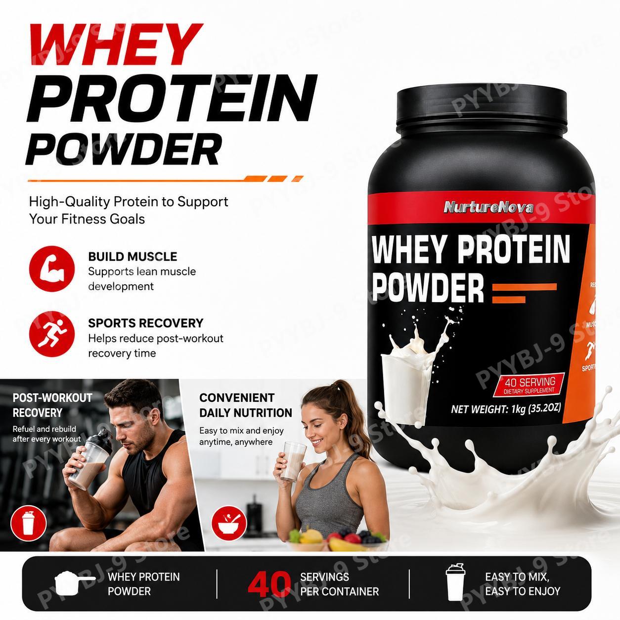 NurtureNova Whey Protein Powde - The Nutrition Fitness recension och pris