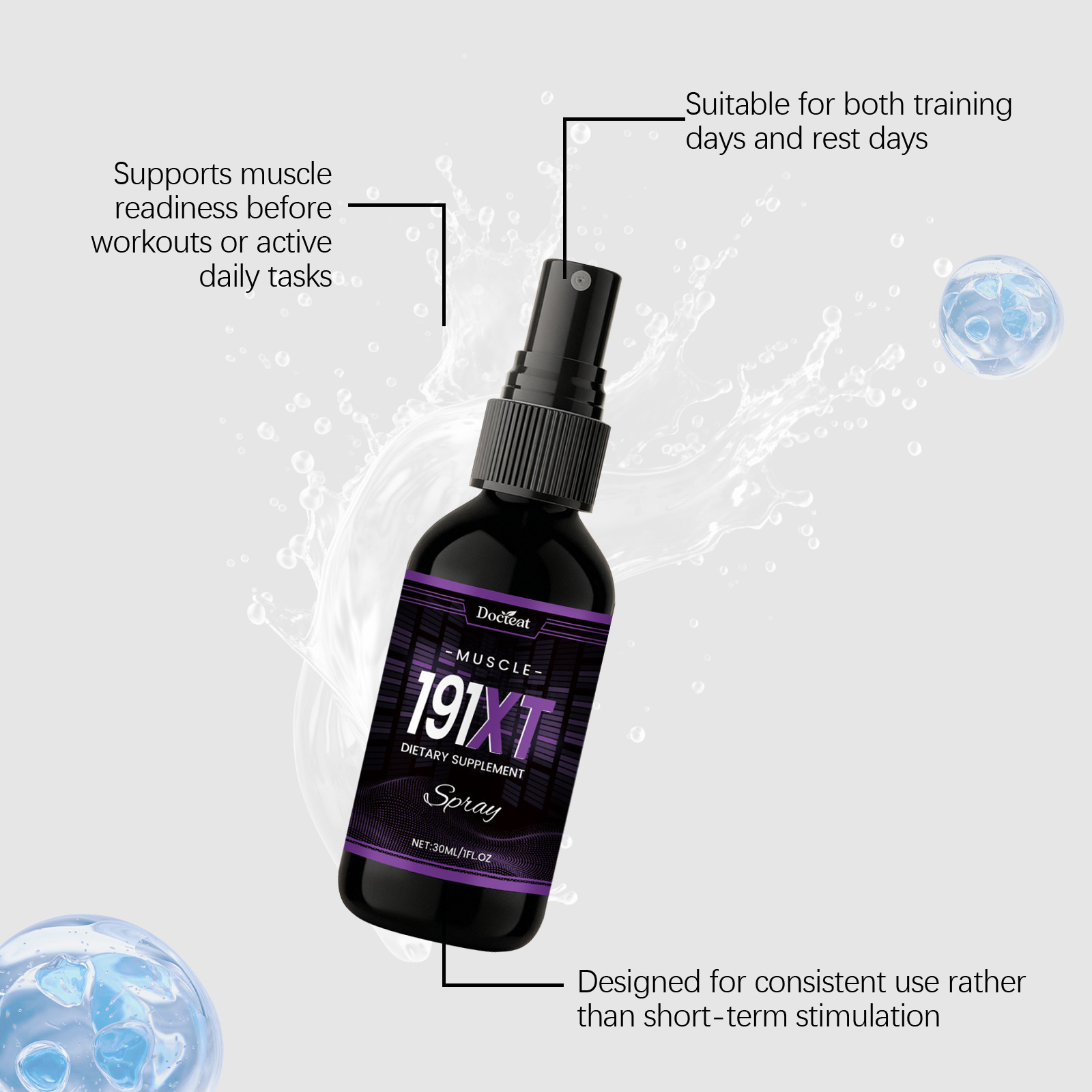 Muscle Growth Spray Enhance Ph - Nutrition Physical Fitness recension och pris