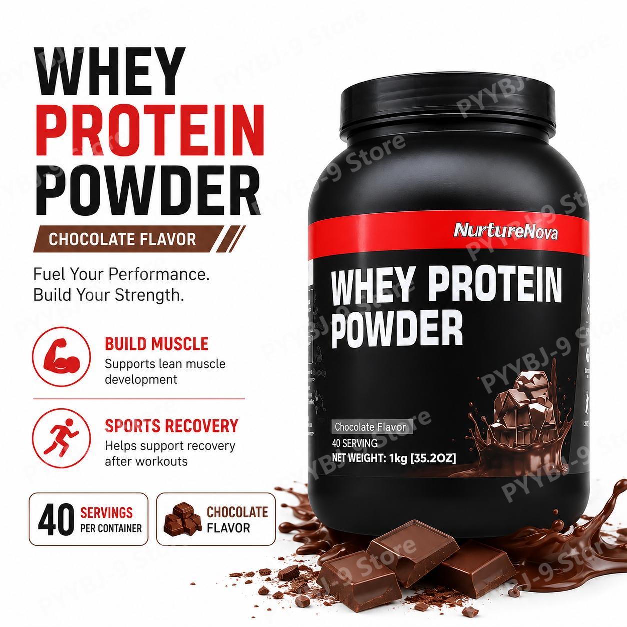 NurtureNova Whey Protein Powde - The Nutrition Fitness recension och pris