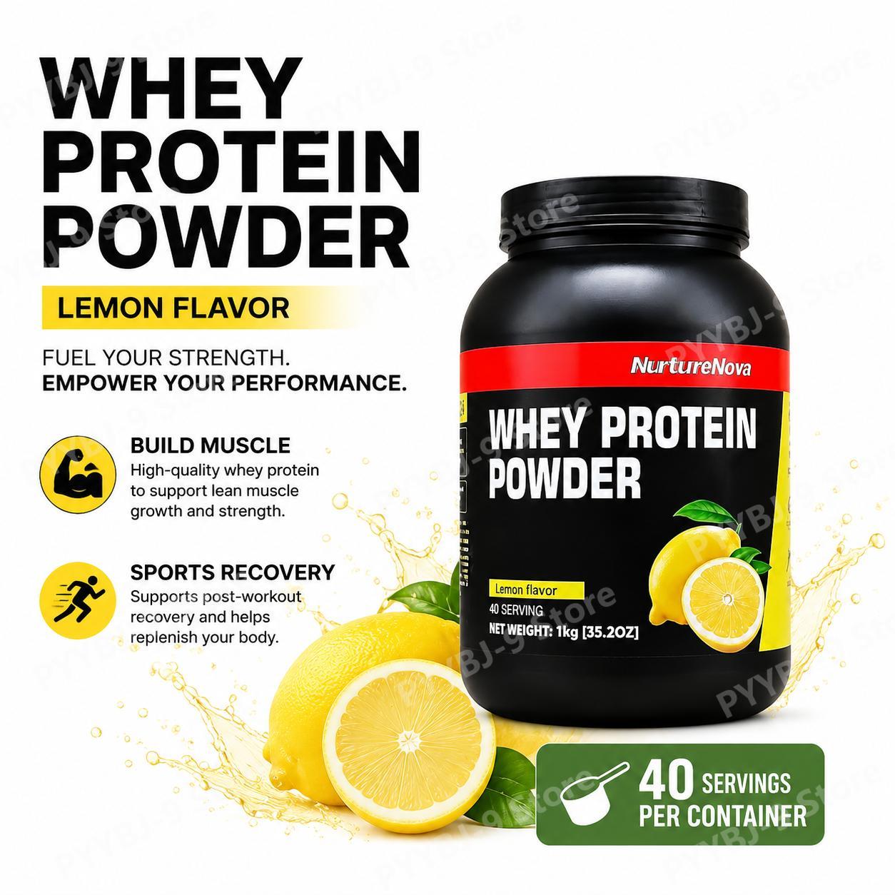 NurtureNova Whey Protein Powde - The Nutrition Fitness recension och pris